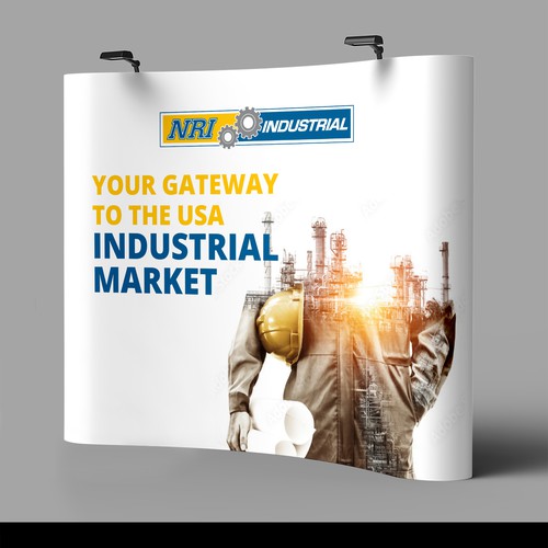 Design a banner for an automation exhibition Design von dezignedge*