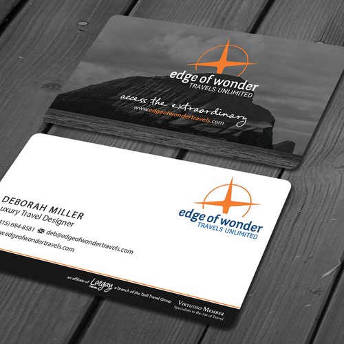 Create a card that exudes the awesomeness of luxury adventure travel Design by deviserpark