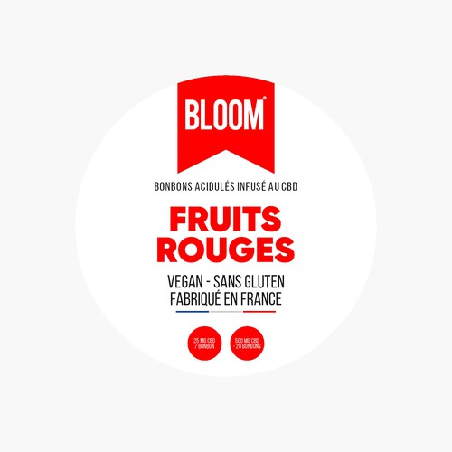 BLOOM CBD Gummies need his new packaging Design by DevDevit   ★ ★ ★ ★ ★