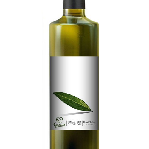 Epicure Olive Oil label Design Design by Dragan Jovic