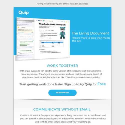 Design a sleek new announcement email template, Email contest