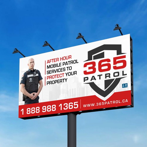 I need a billboard design for a Security Guard Company Design by icon89GraPhicDeSign