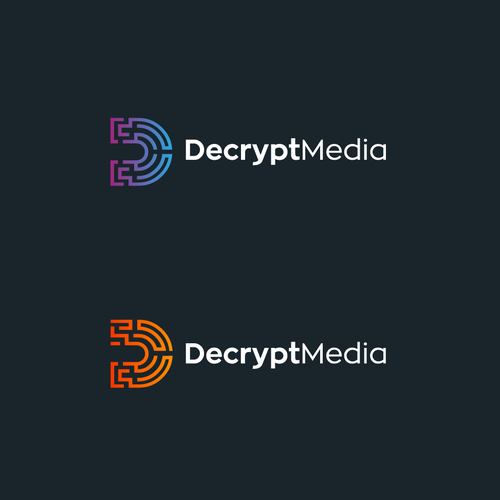 Design a beautiful logo for "Decrypt Media" Design by SOUFIAN⚡