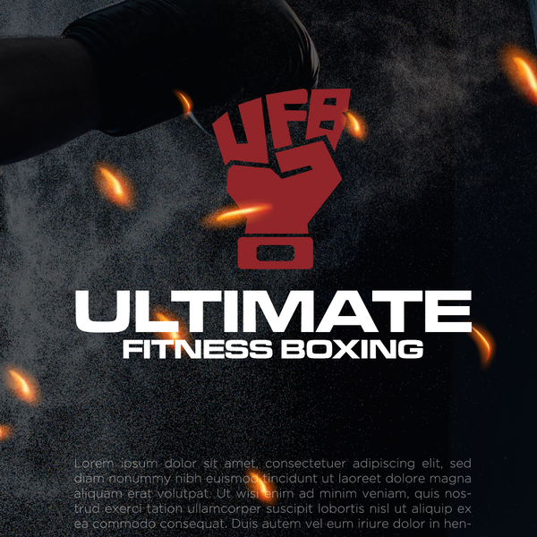 Design realizzato da 101studio intitolato "ultimate fitness boxing"
