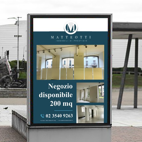 Proposta di design per un contest della categoria Insegna realizzata da vsardju