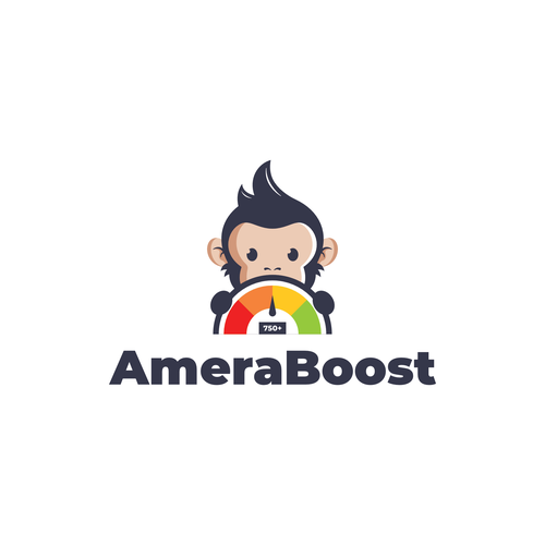 Animated design.  Credit boost company. Design by coccus