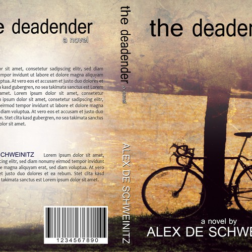 Looking for a dramatic, minimalist book cover art for my book "The Deadender" Design by Theother31