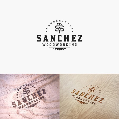 Wood burning logo Design by Arisabd