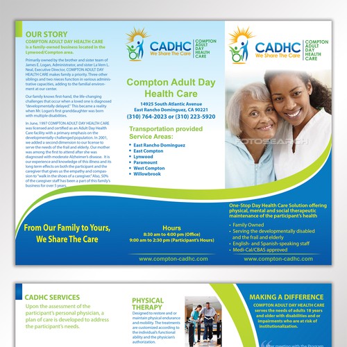 Help Compton Adult Day Health Care with a new brochure design Design by Arttero