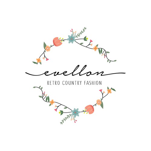 EVELLON - Nashville retro-country boutique needs a fancy logo | Logo ...