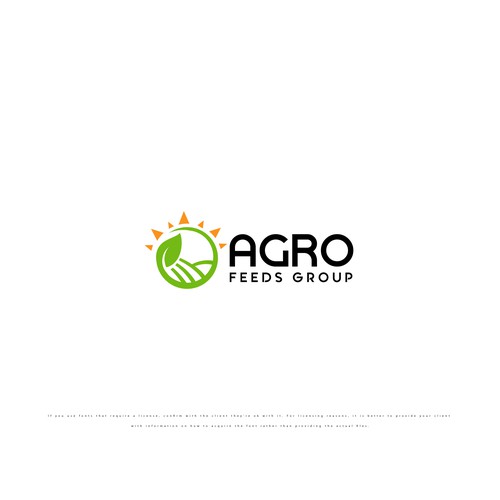 A strong logo design that display trust, strength and our connection to agriculture produces Design by Web Hub Solution