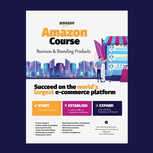 Amazon Business and Branding Course Ontwerp door an3
