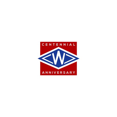 Centennial Anniversary Logo Design réalisé par NABEEL™