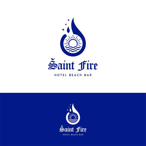 Saint Fire- hotel logo Design by The Last Hero™