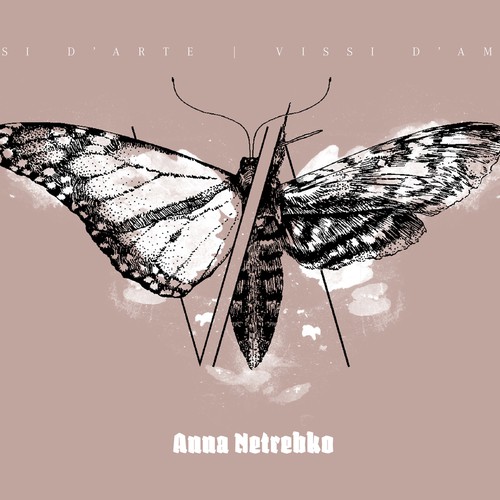 Illustrate a key visual to promote Anna Netrebko’s new album Ontwerp door 24culture