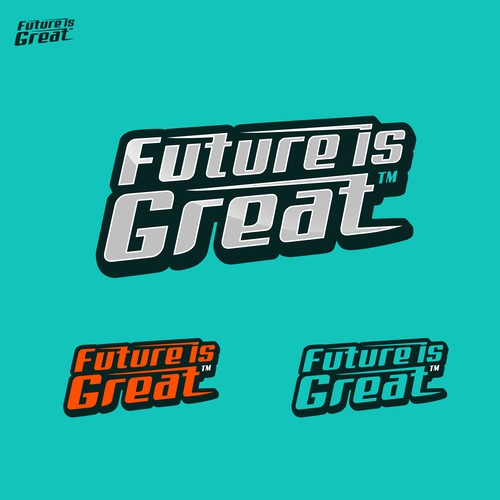 "Future Is Great" new optimistic, futuristic brand needs a stylized logo-ontwerp door Grapìkal