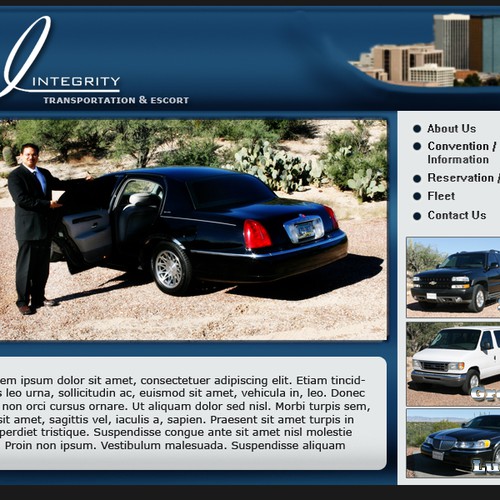 Airport Transportation Service - Uncoded Template - $210 Design by Brandon253