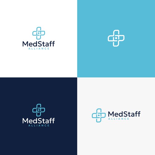 MedStaff Alliance - Logo Design by Kudrah
