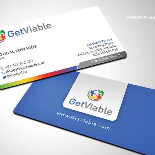 Create the next stationery for GetViable Ontwerp door conceptu
