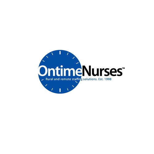 logo and business card for Ontime Nurses Design by KamNy