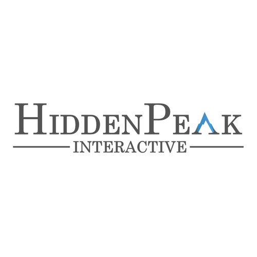Logo for HiddenPeak Interactive Diseño de alexandr00