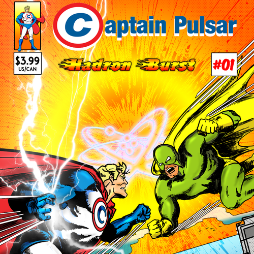 Captain Pulsar First Edition Comic Concept Design by Argo Studio