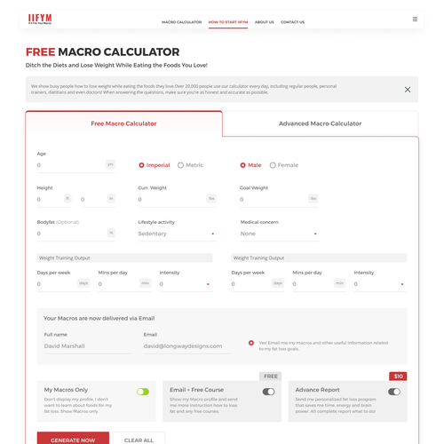 Landing page design contest entry by Simply Ali