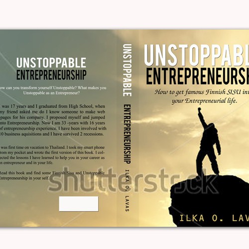 Help Entrepreneurship book publisher Sundea with a new Unstoppable Entrepreneur book Design by NatPearlDesigns