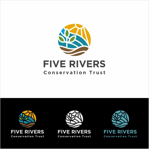 Inspiring logo for land conservation org – save farms and forests, protect clean water, and connect people to nature! Design by Pajero_Yaya