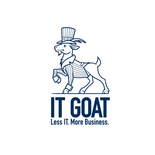 Bad Ass Goat logo for IT Consulting company. Something that will look awesome on company swag.-ontwerp door Steve Hai