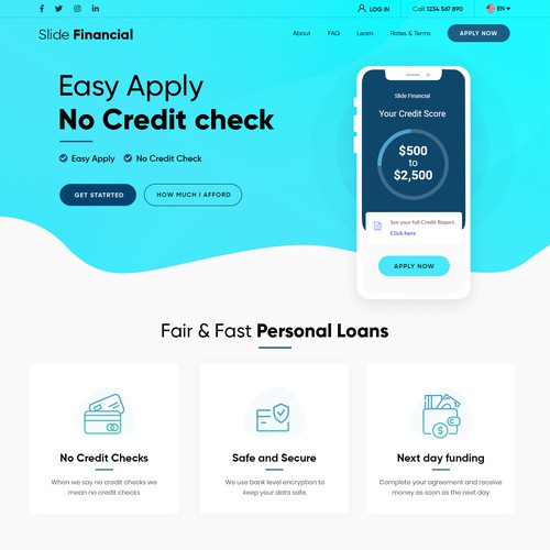 Personal finance website design Design by ♾️e2infinity♾️