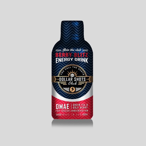 Design di Create an eye-catching energy shot drink bottle design for the relaunch our eCommerce Supplement Shot Co.!! di BRAVO-designs