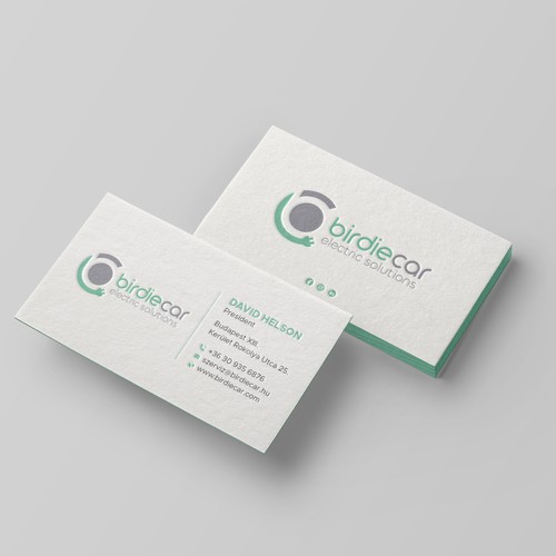 business card for company called birdie Design by Taaiebah