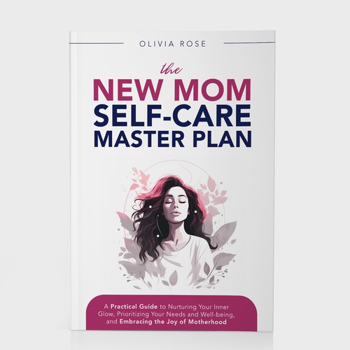 Self-care for New Moms book cover Ontwerp door Laslo Vanger