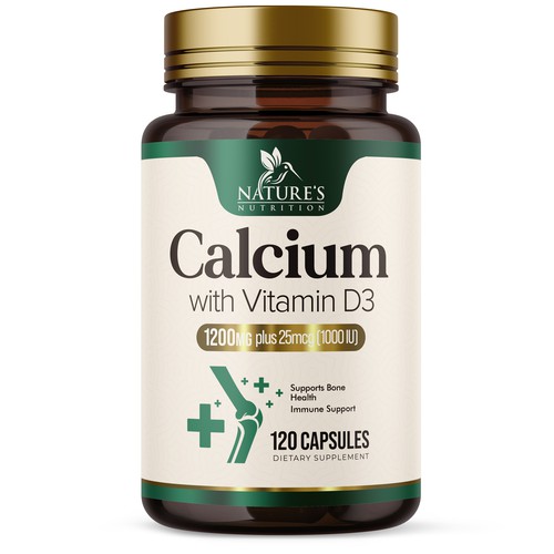 Calcium Plus Vitamin D3 Design Needed for Nature's Nutrition Design by UnderTheSea™