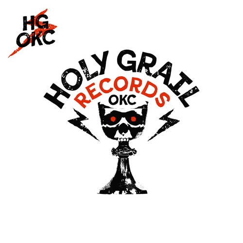 Punk-rock inspired logo wanted for a "holy" record store. Design by mcsquint_design