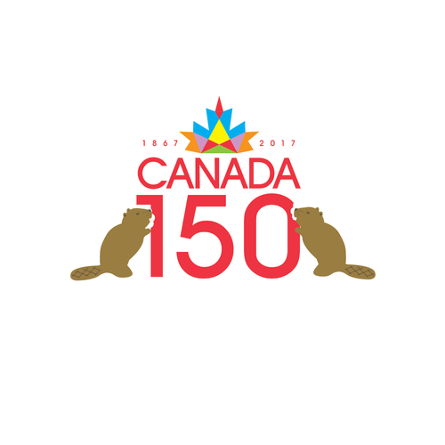 Community contest: Design Canada’s 150th birthday logo! Design by PT designs