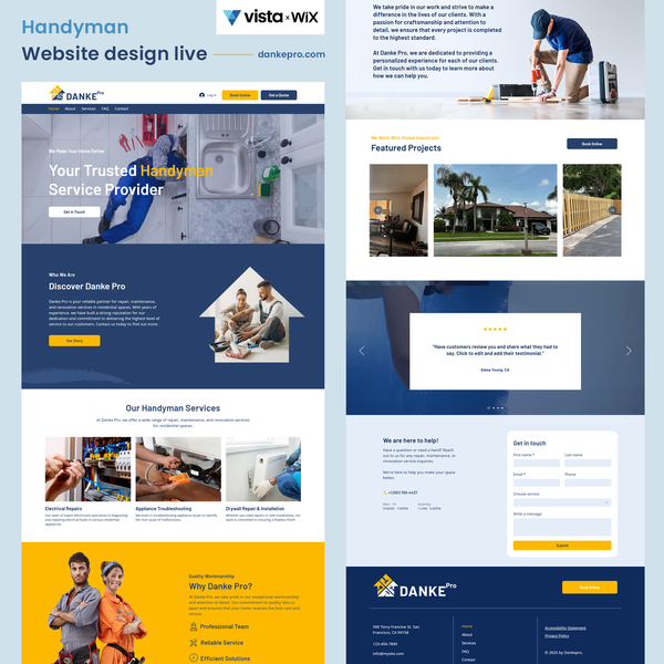 Design by Näveeß titled "dankepro.com"