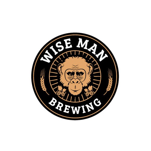 Create original Logo for Wise Man Brewing. Design by Viktoriia Leon