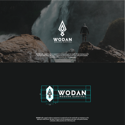 Design a Runic / Rune inspired logo for 'WODAN' an outdoor survival company Design by jiwayngsama