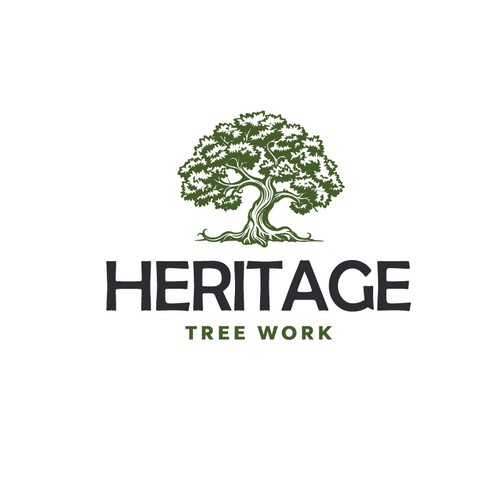 Design a money-attracting logo and business card for a tree service company. Design by Kaplar