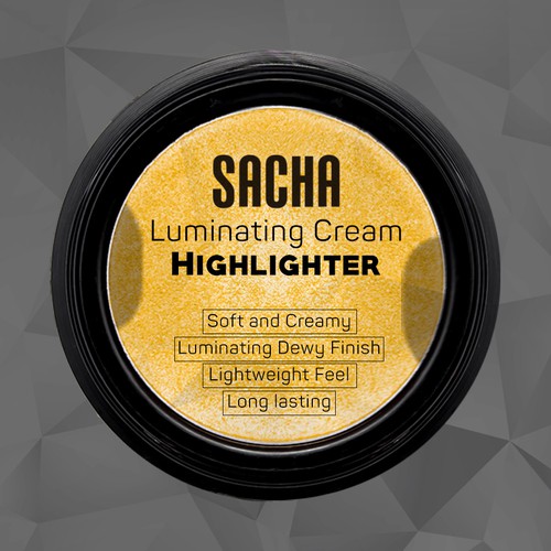 Sacha Luminating Cream Highlighter Design by GeorgioDesigns