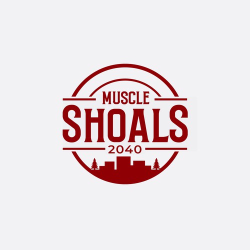 We need a dynamic brand for the City of Muscle Shoals! Design by teknique®