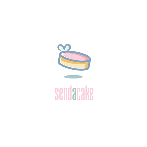 Send A Cake needs a gorgeous fun logo Design by Emmevi_design