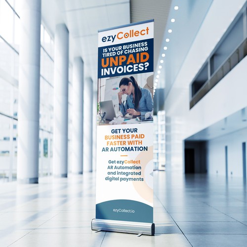 B2B Saas Pull Up Banner for Trade Show Design by icon89GraPhicDeSign