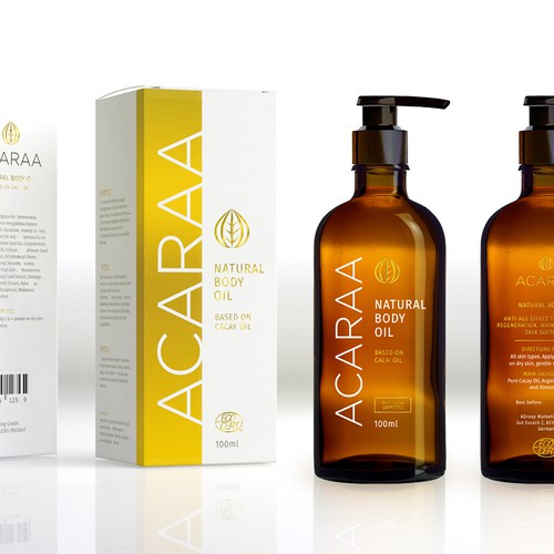 Creative Packaging Design for Natural Cosmetic Line Design by Floating Baron