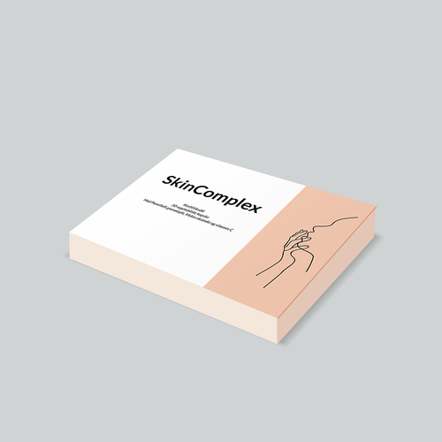 Box design for a advanced skin care supplement Design by Elllen