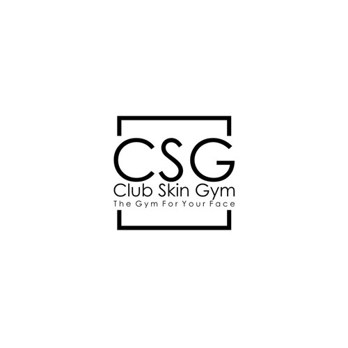 New concept for trendy skin care clinic Skin Gym) Logo design