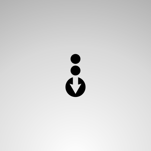 Create a black on white icon/button to represent "3rd button down" Design by a.n.n.a