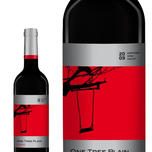 One Tree Plain wine label Diseño de DPA Design